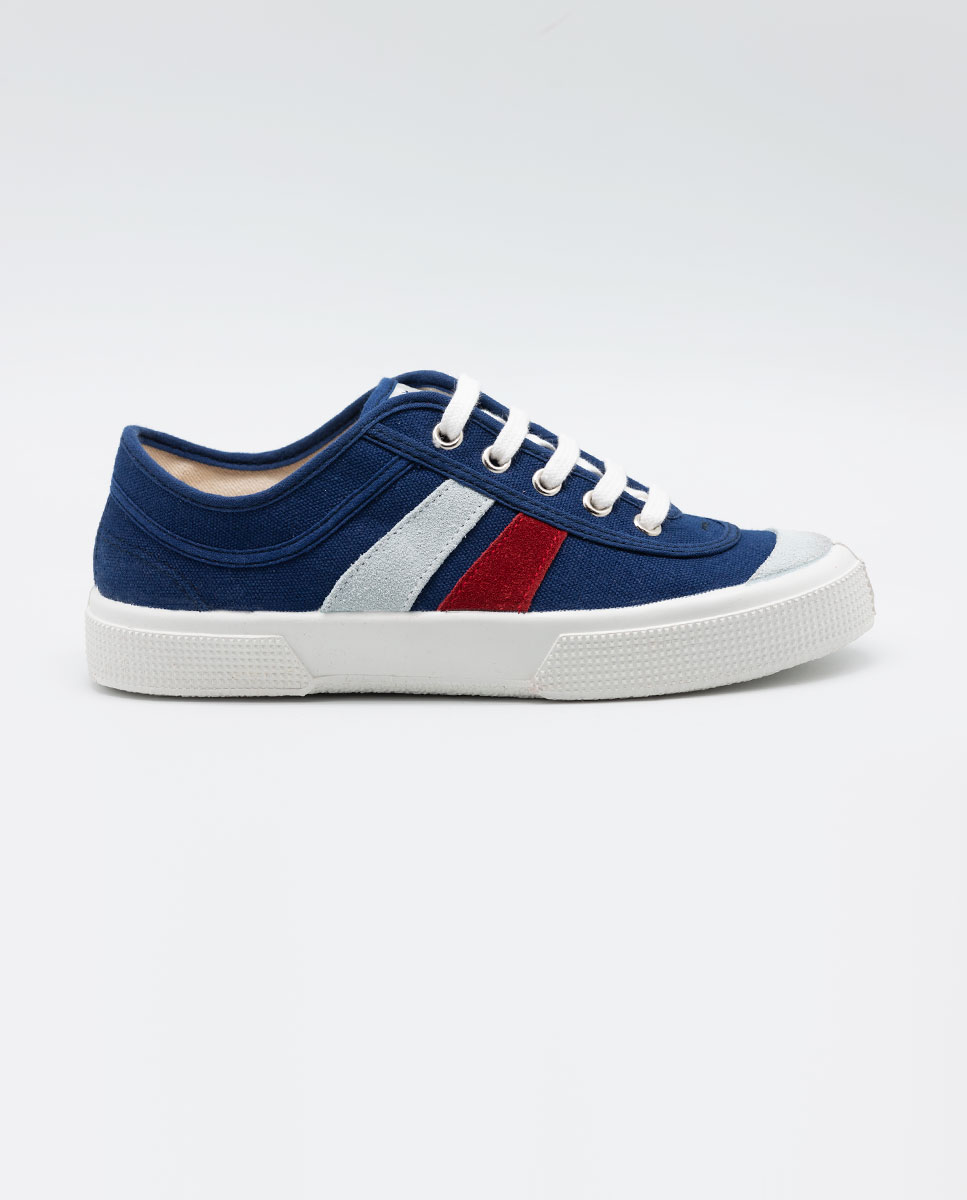 Squash Dark Blue Canvas Stripes