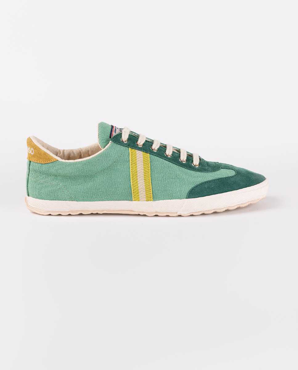 Green Washed Canvas Match W Logo