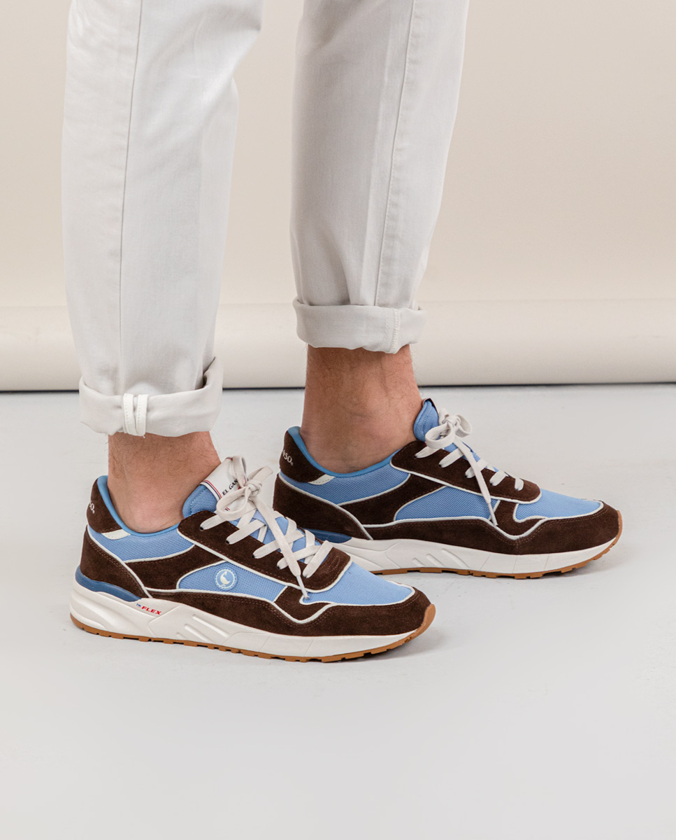 Brown Blue Sneakers El Ganso & Flex