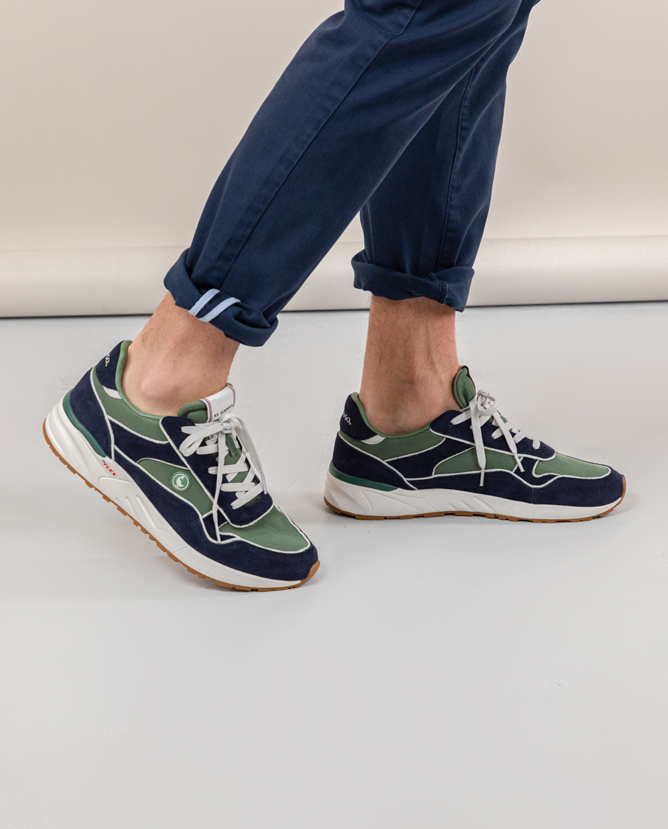 Navy Green Sneakers El Ganso & Flex