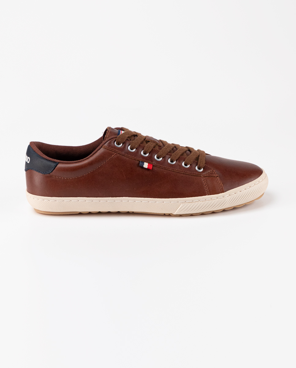 Low Top Piel Marrón