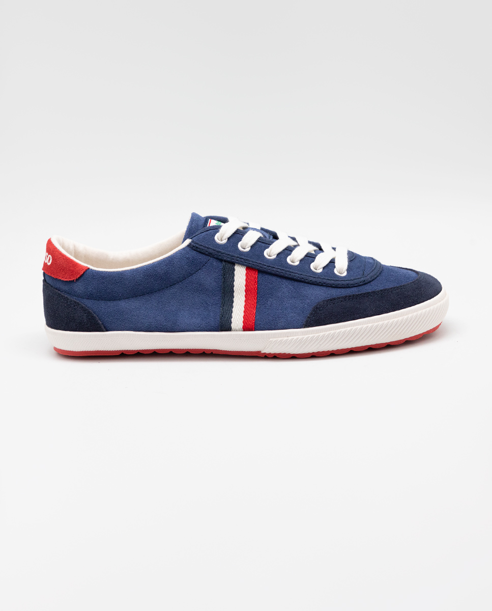Navy Suede Handball
