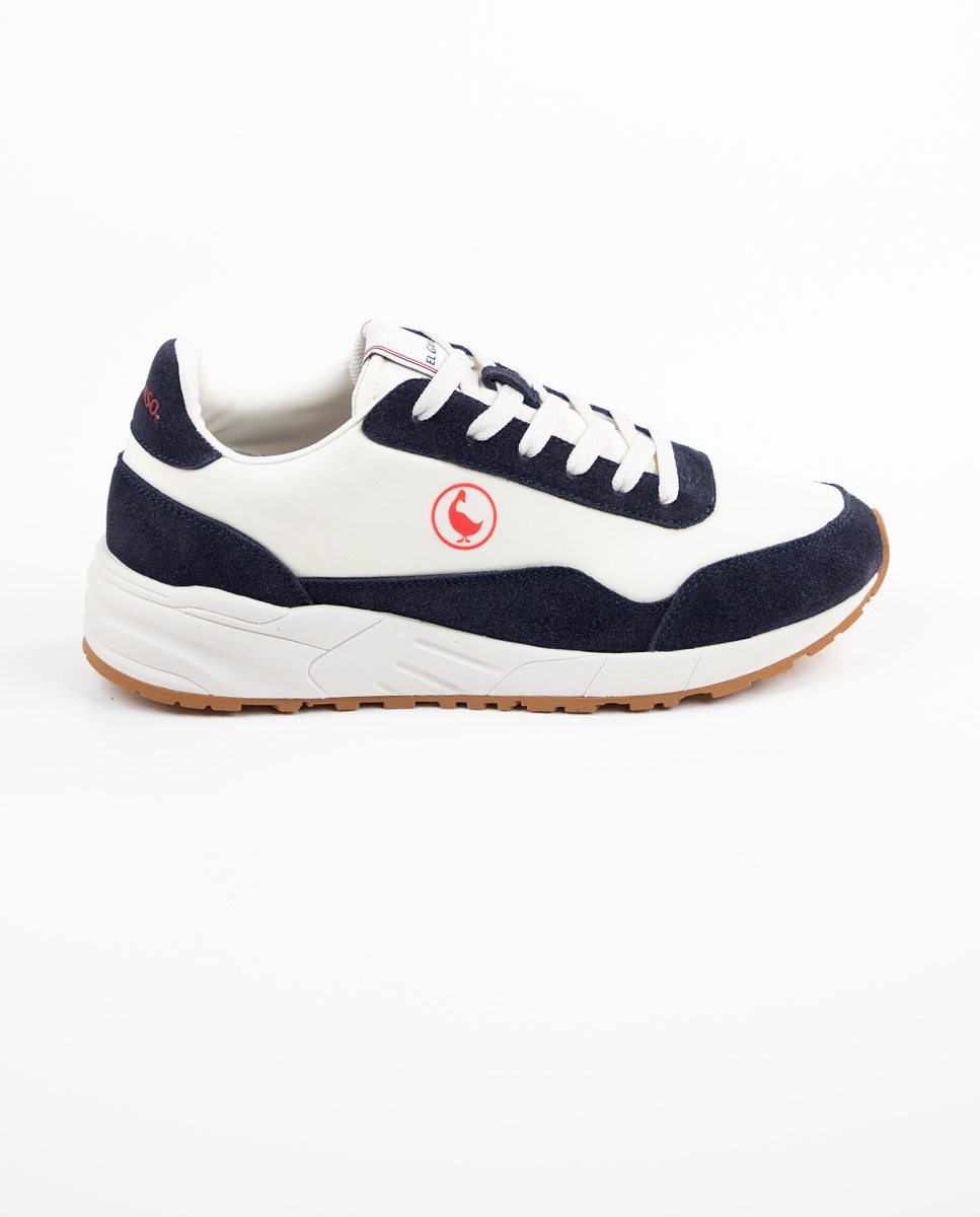 Cream Track Mix Sneakers