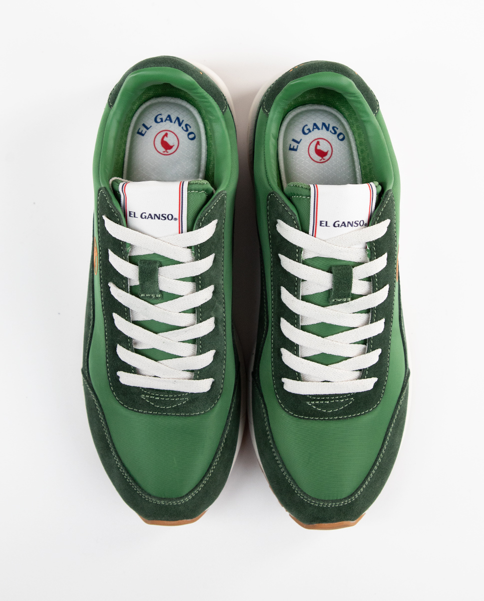 Green Track Mix Sneakers