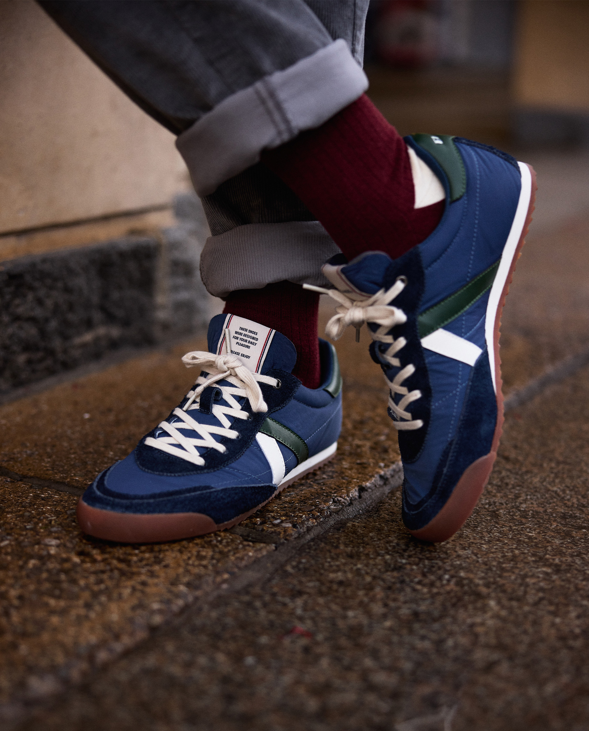 Zapatilla Sesentera Nylon Marino