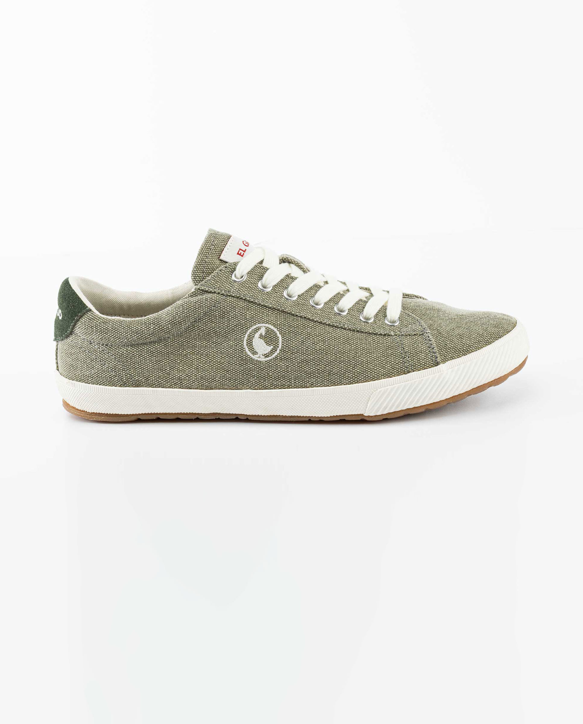 Low Top Washed Canvas Verde