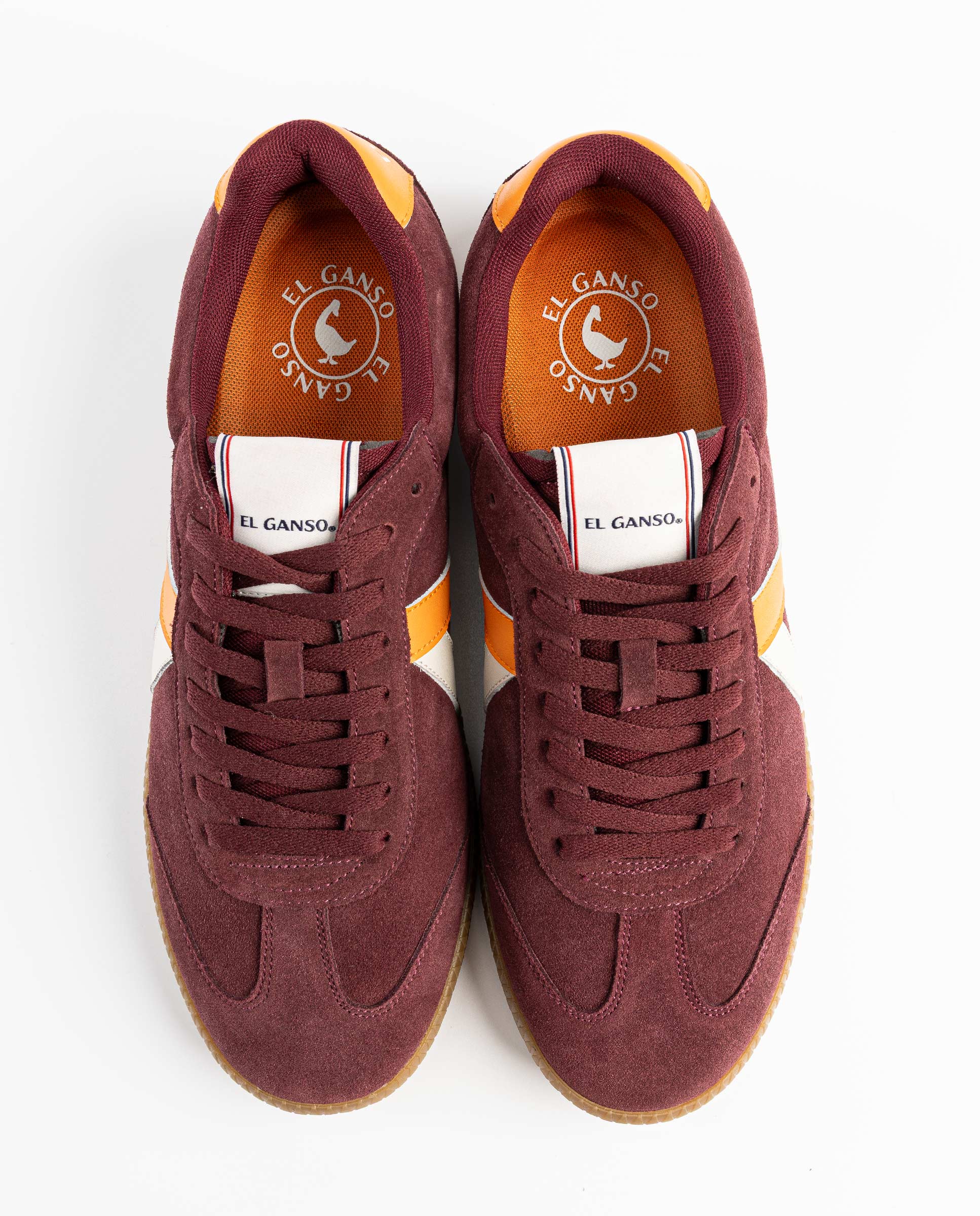 Zapatilla Setentera Ante Granate