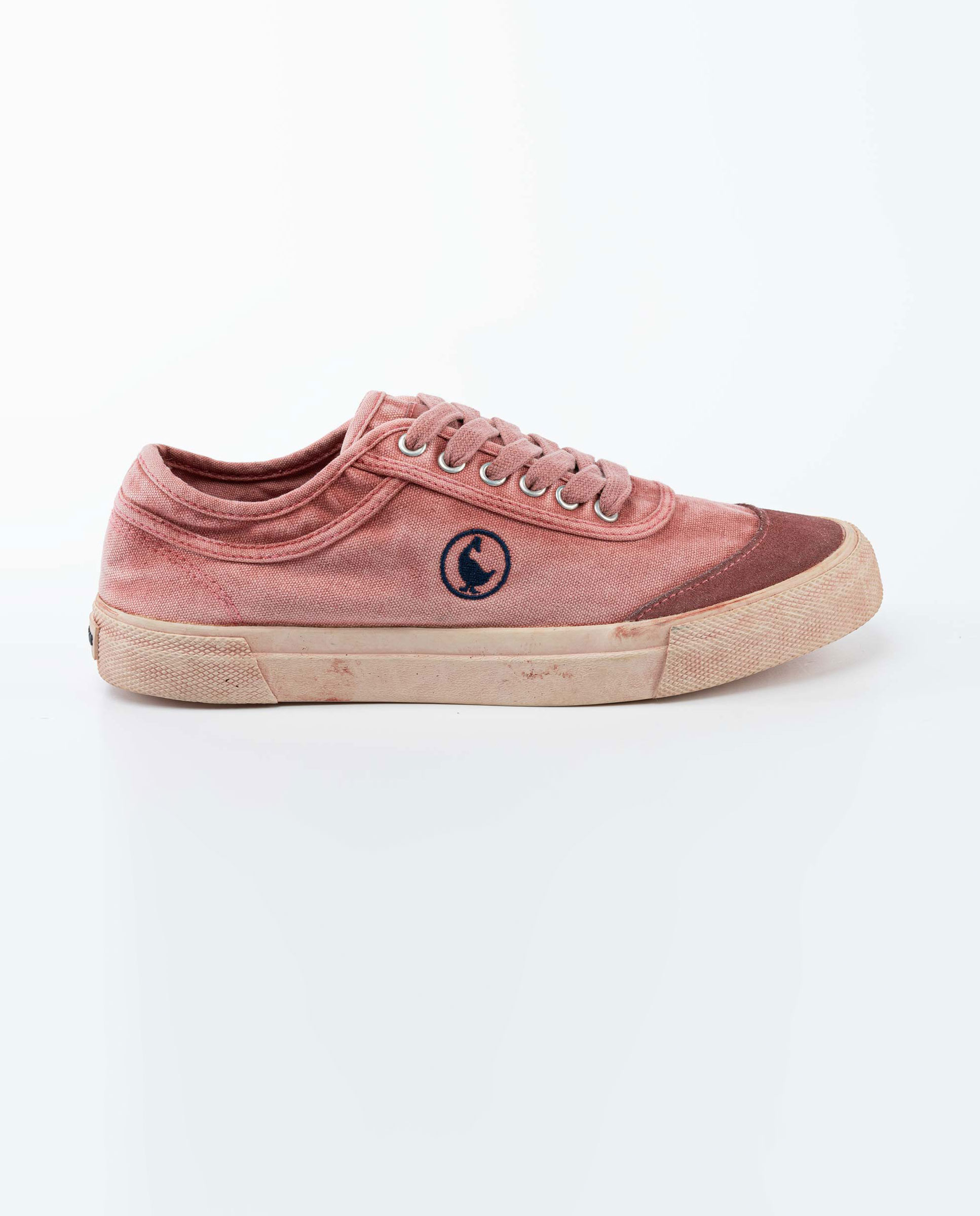 Zapatilla Squash Washed Canvas Rojo