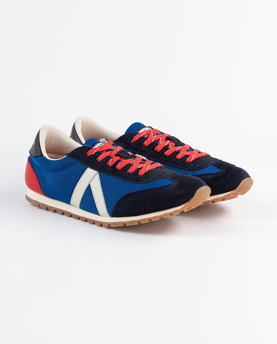 Running Sneaker Navy Nylon Walking