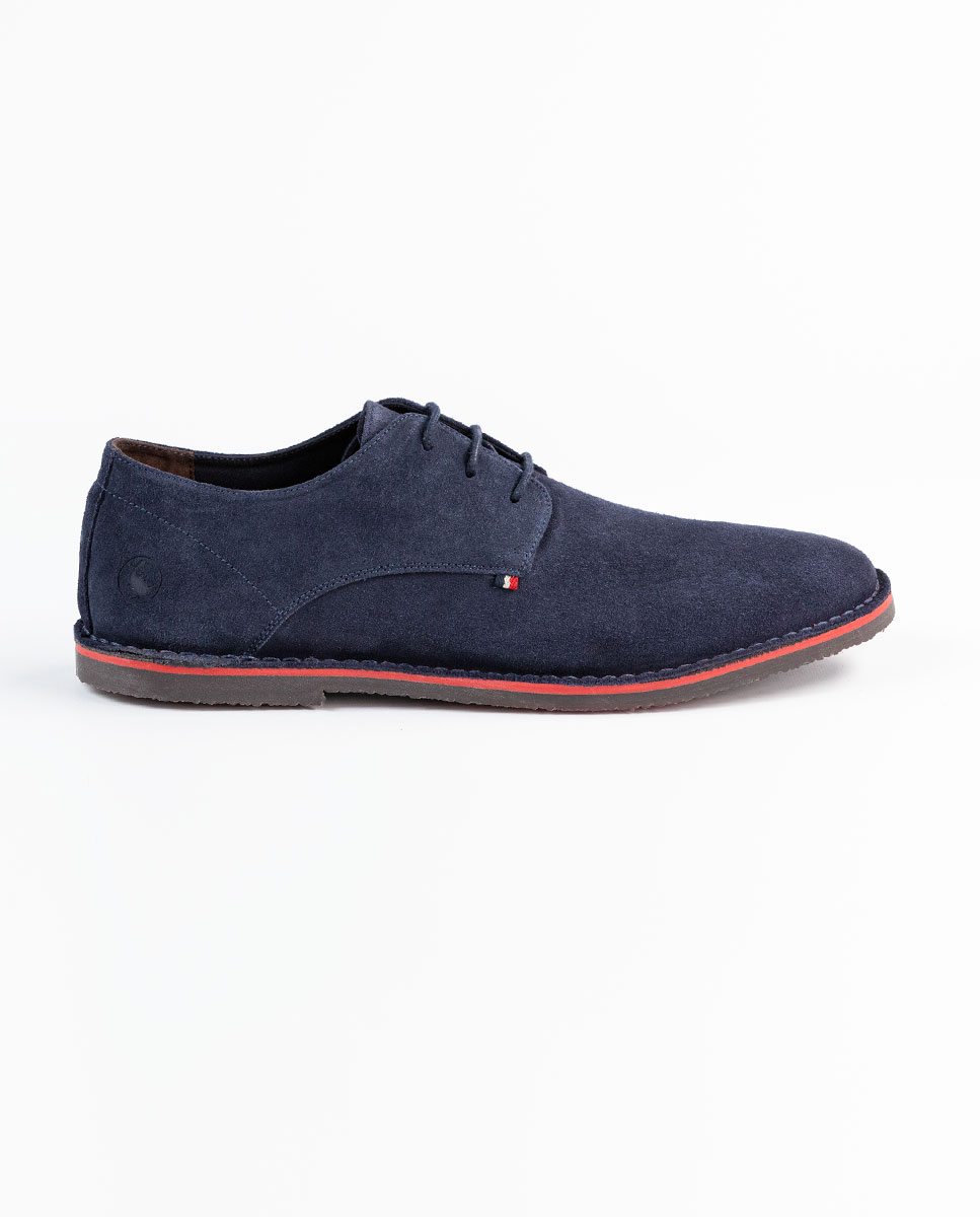 Navy Suede Desert Shoes