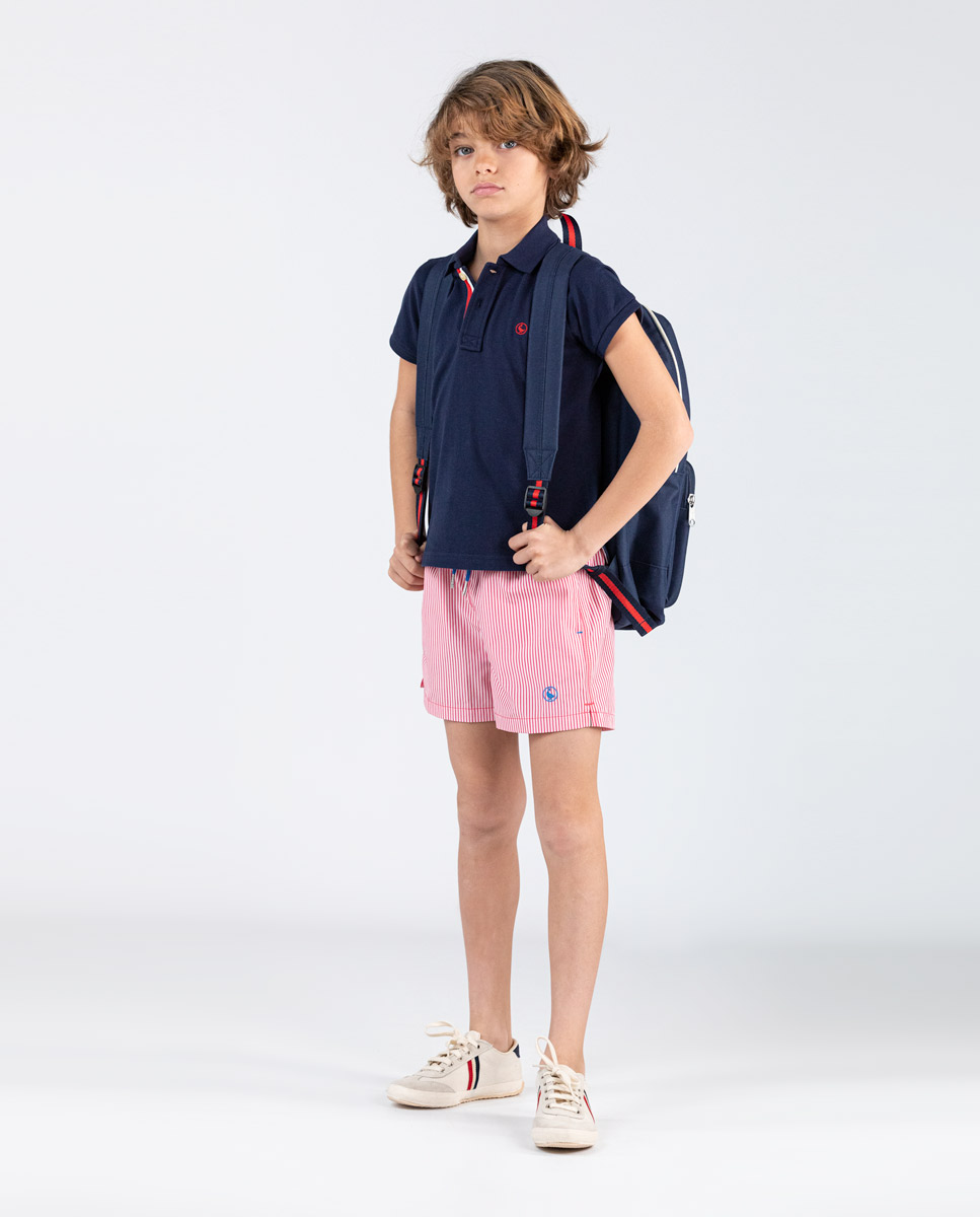 Swimshort Stripes Pink