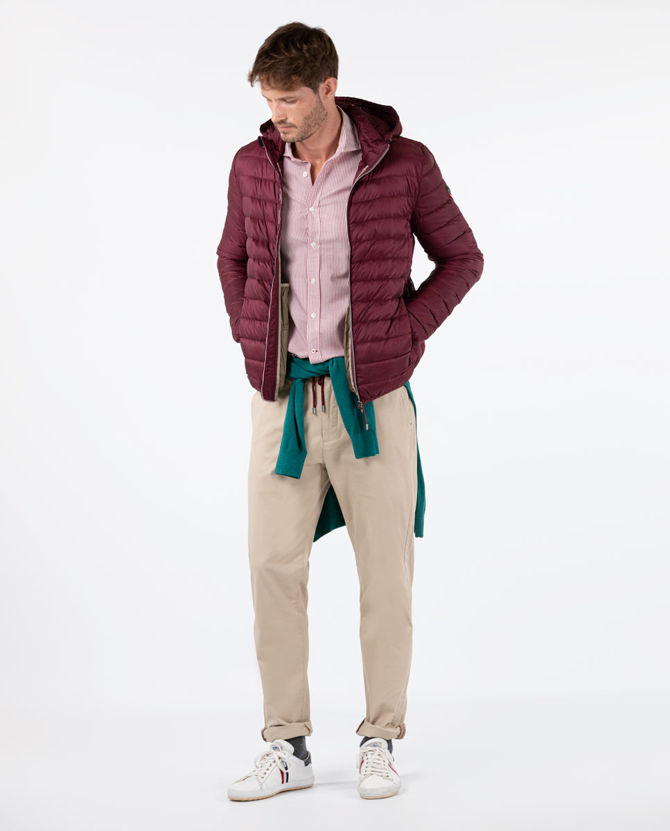 Maroon Puffer Jacket