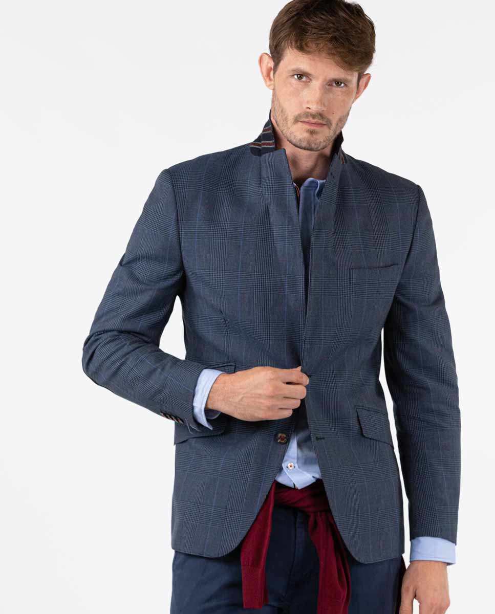 Americana Coordinado Gales Azul