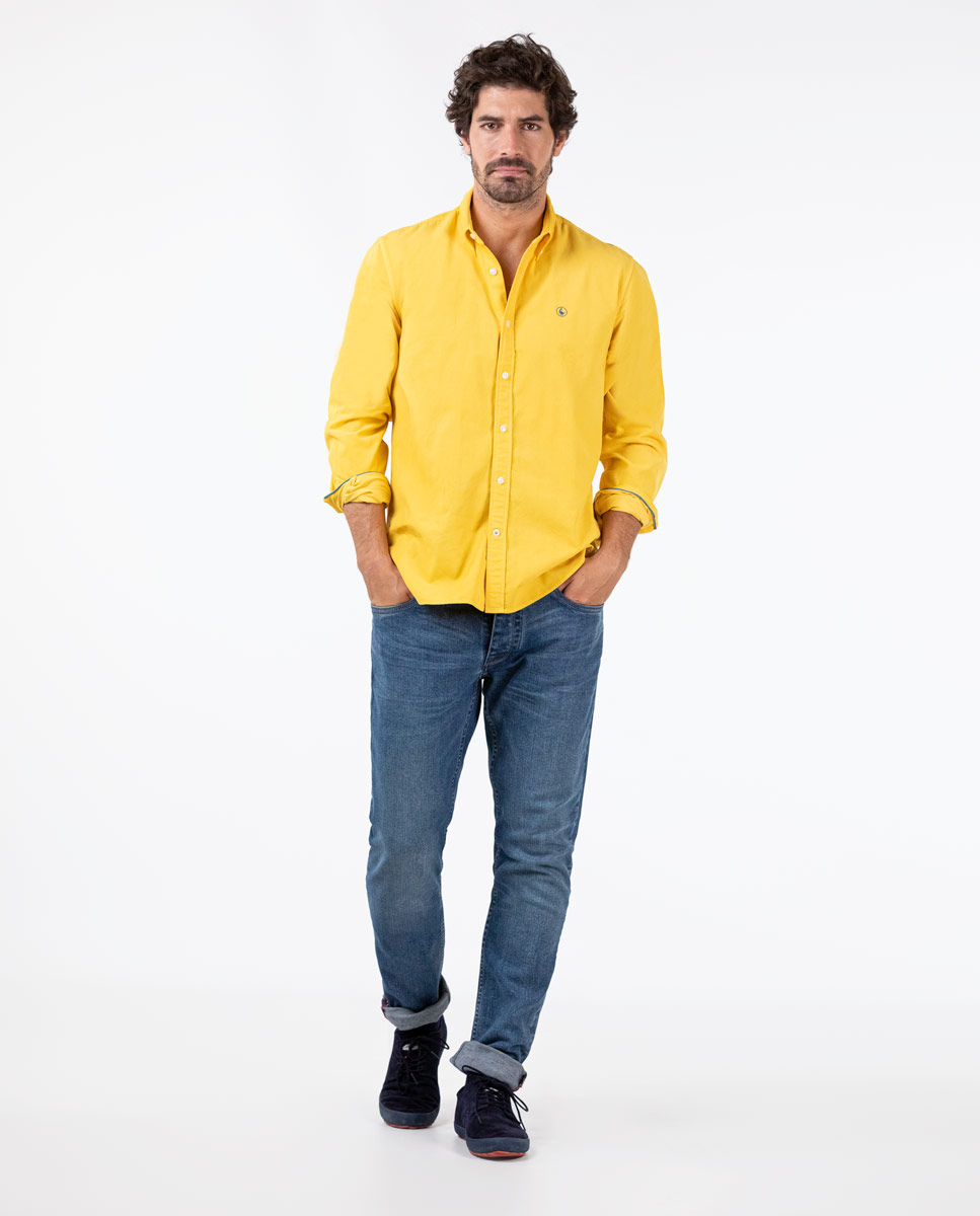 Camisa Micropana Amarilla