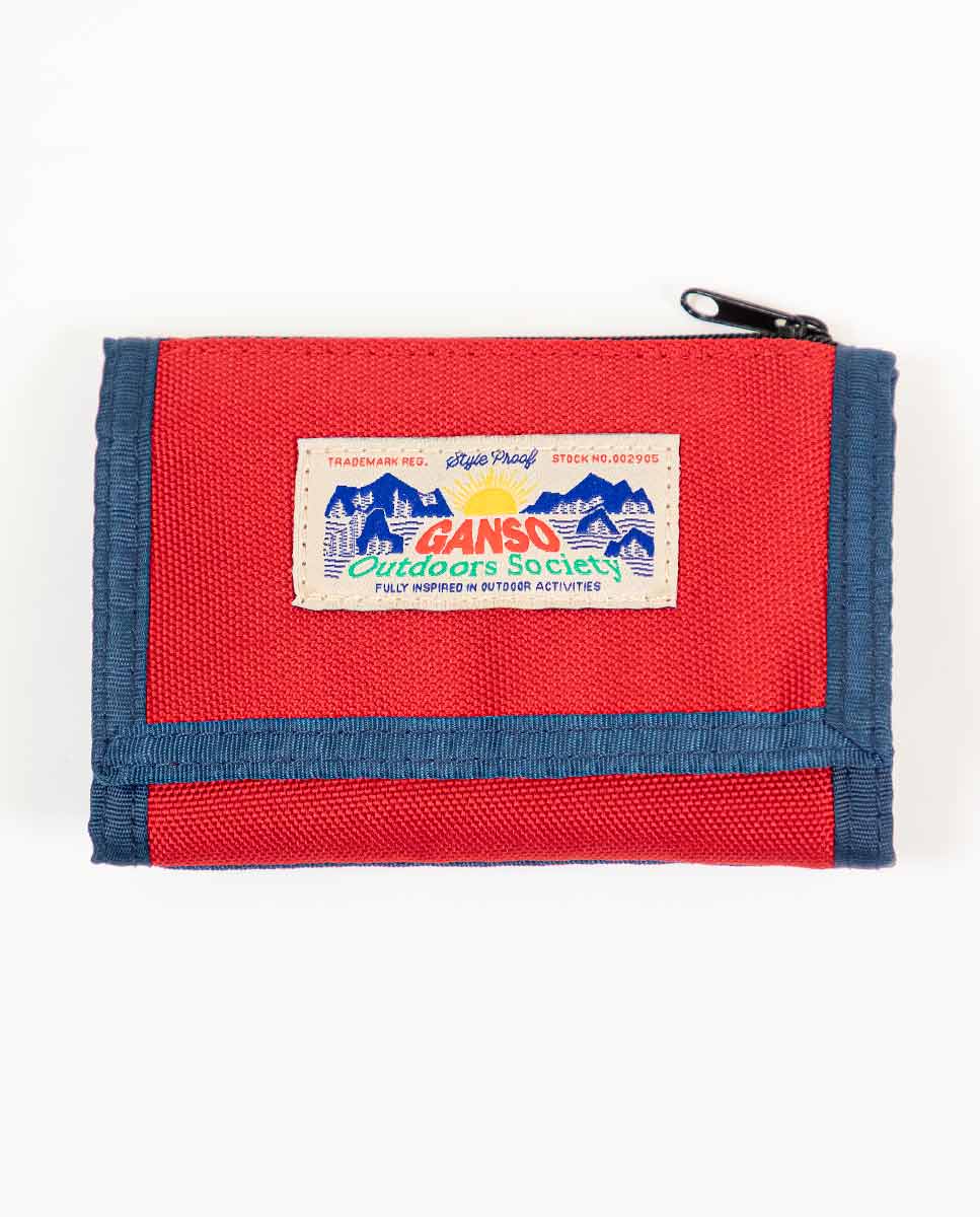 Red Nylon Trekking Wallet