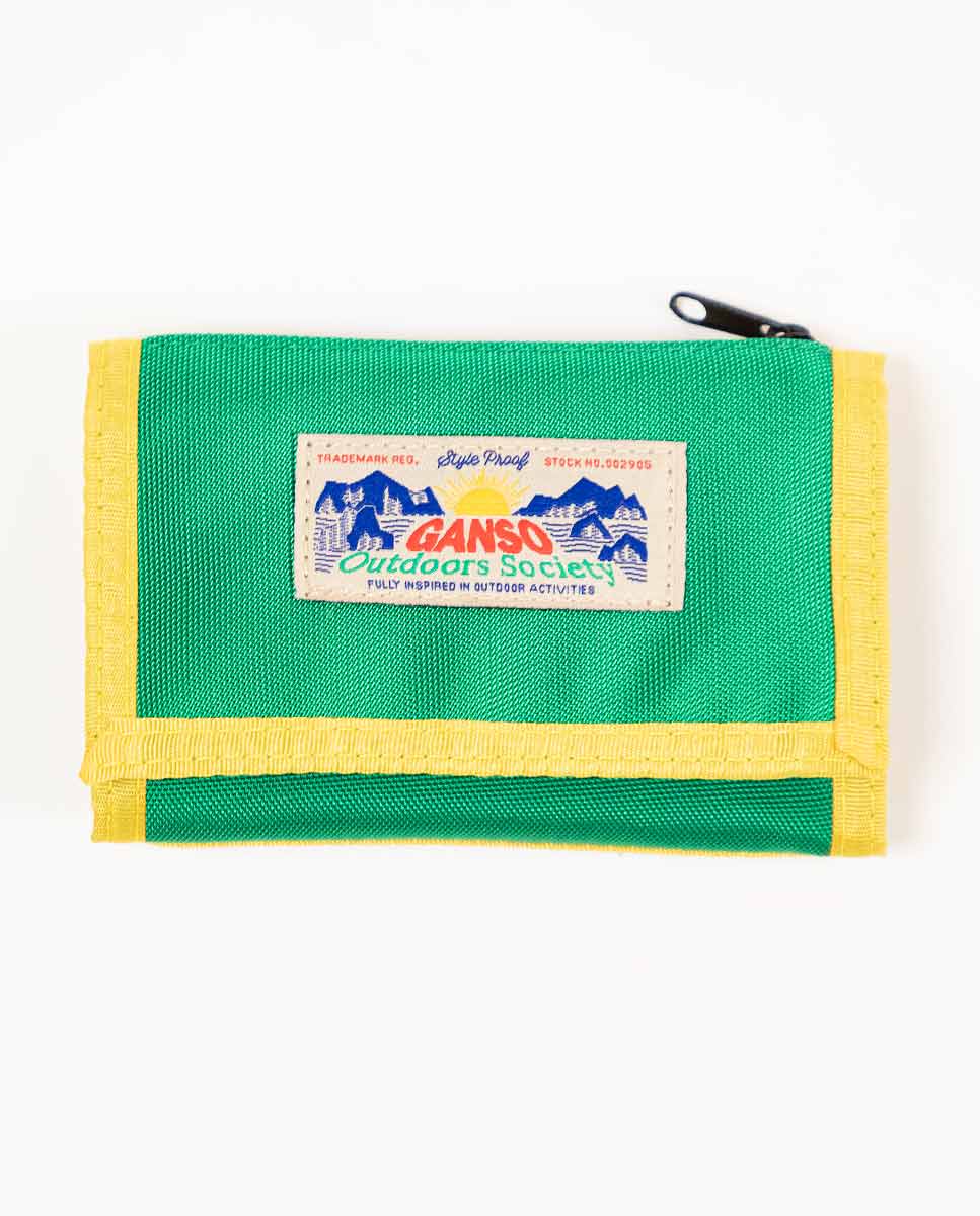 Green Nylon Trekking Wallet