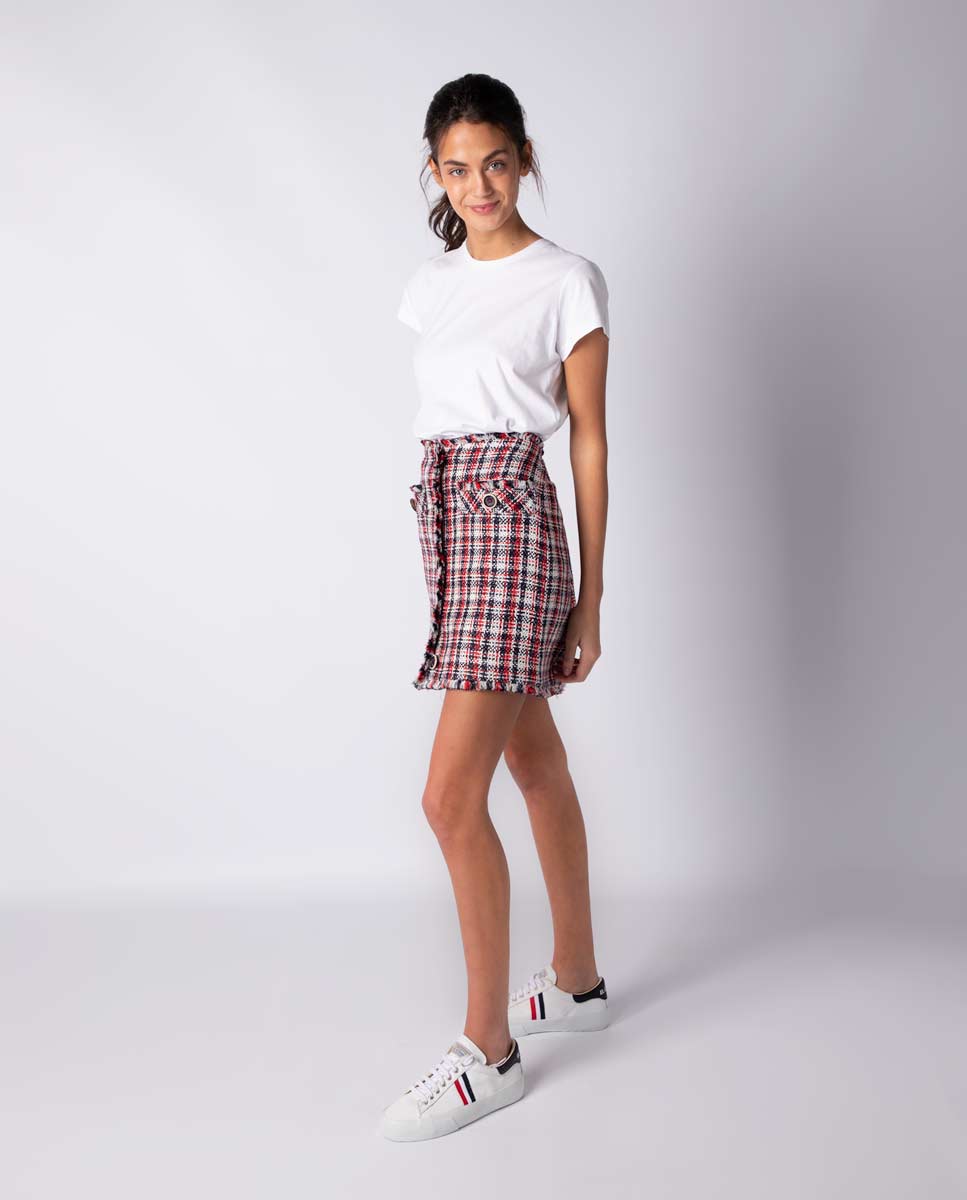 Short Tweed Skirt