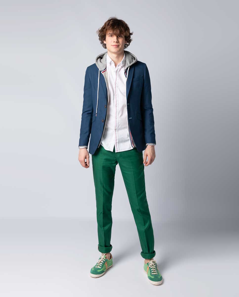 Royal Blue Panama Blazer