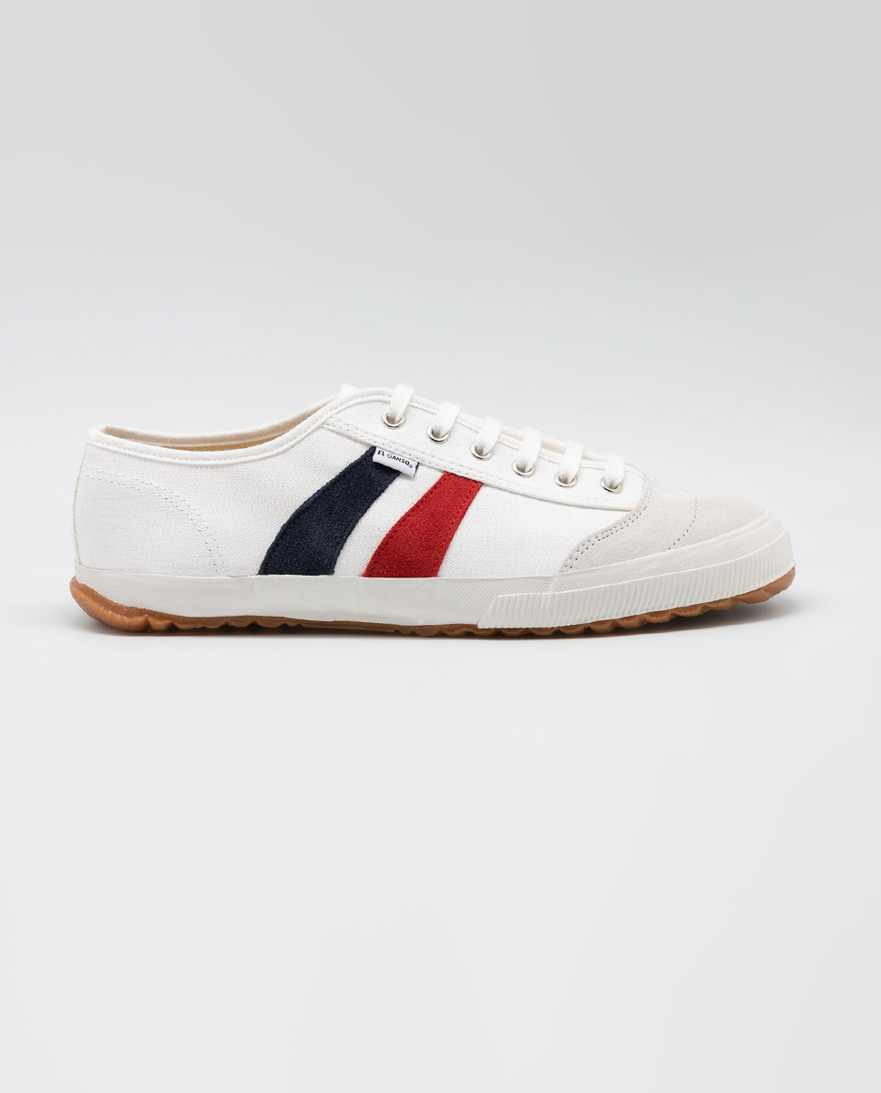 Tigra Canvas Stripes Optical White