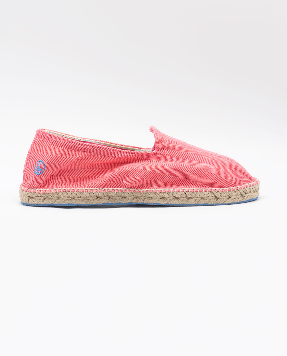 Pink Washed Canvas Espadrille
