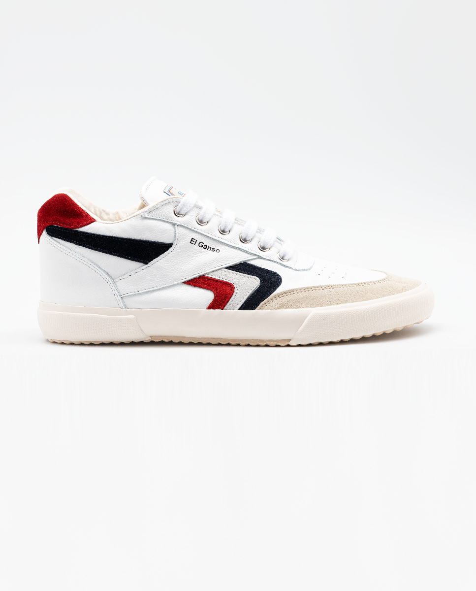 White Leather Basket Sneaker