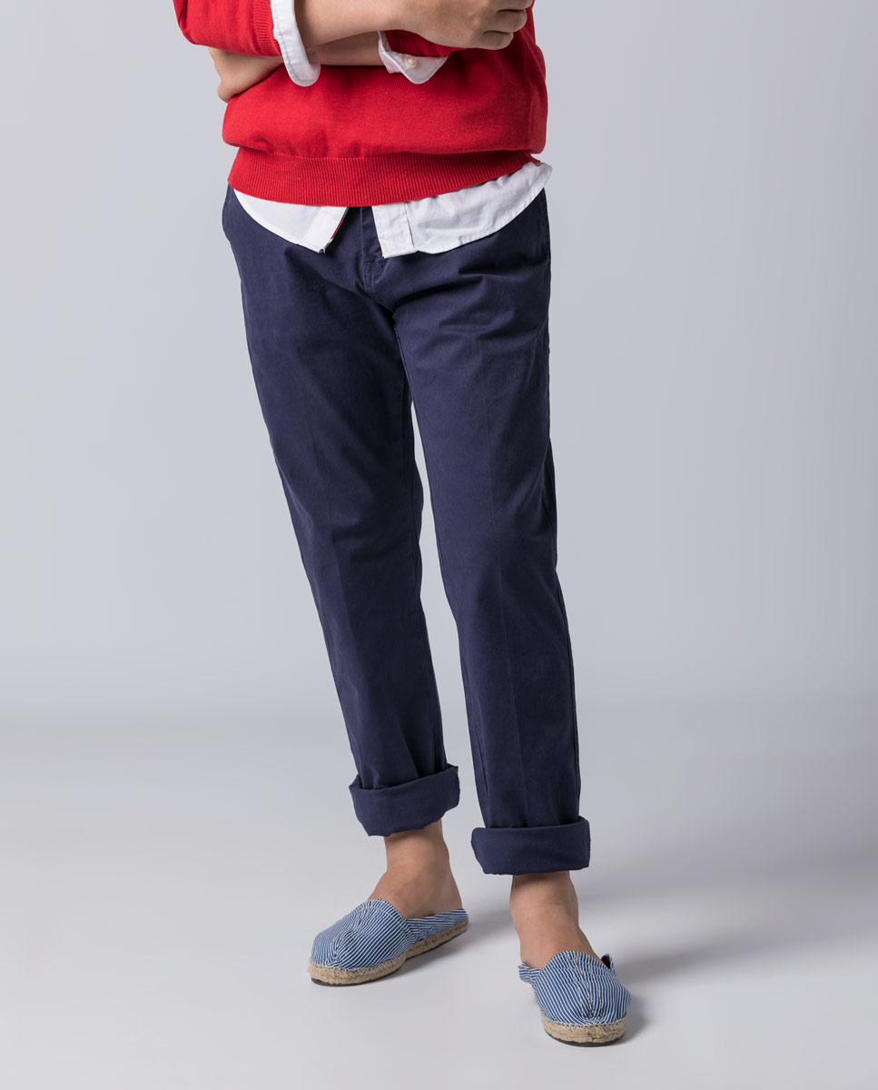 Navy Chinos