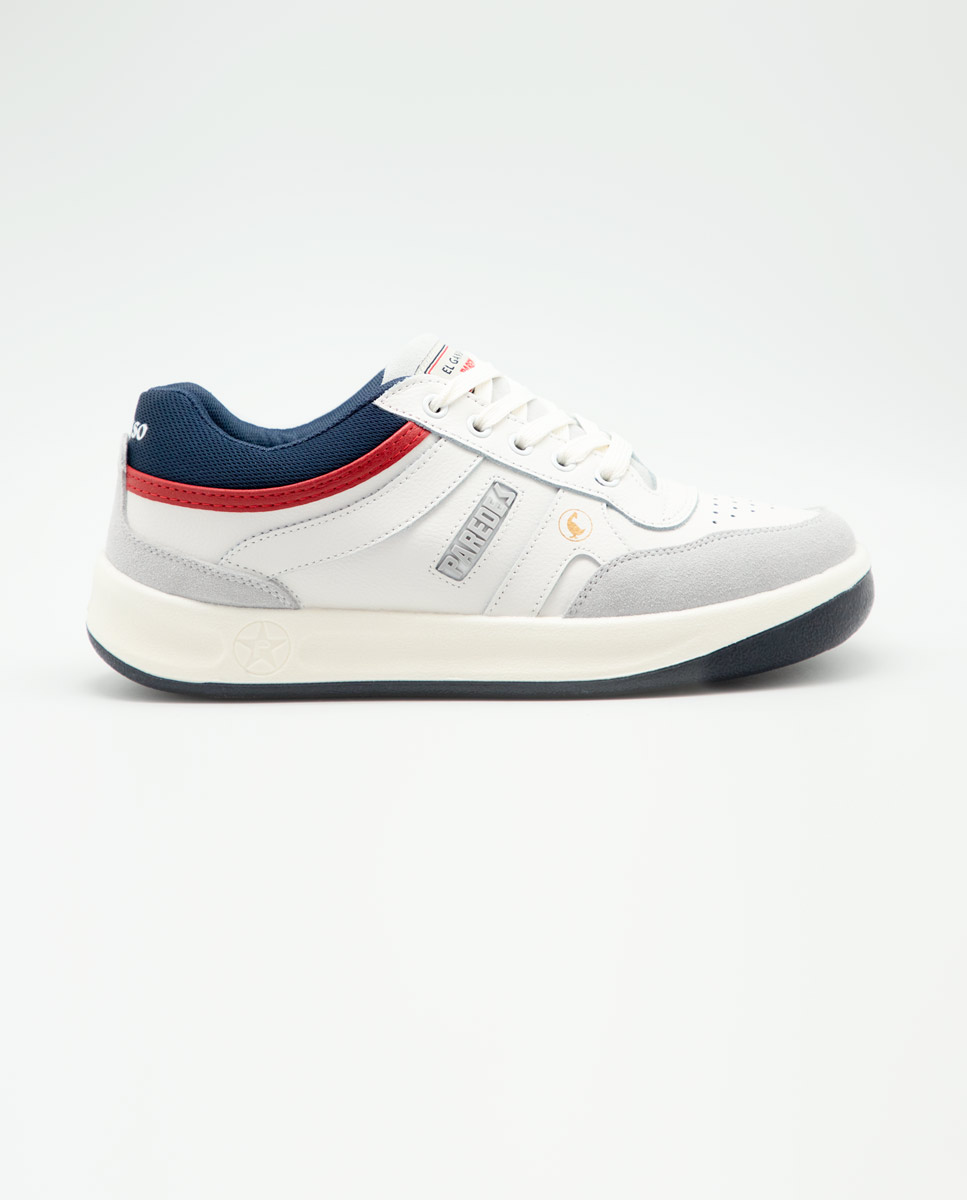 Zapatillas Piel Blanca El Ganso x Paredes