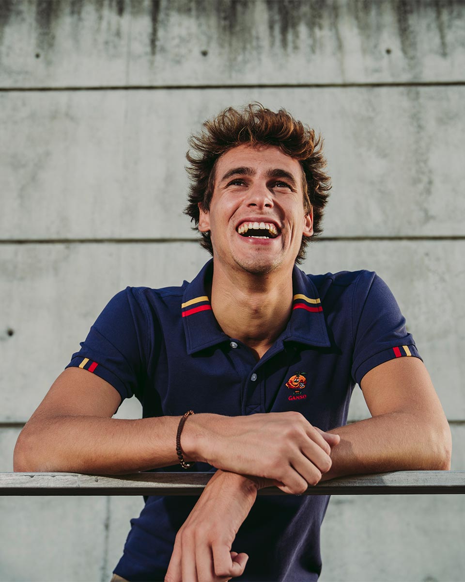 Polo Selección RFEF Marino Naranjito