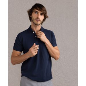 Polo Piqué Marino