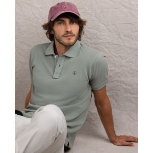 Polo Piqué Verde Medio