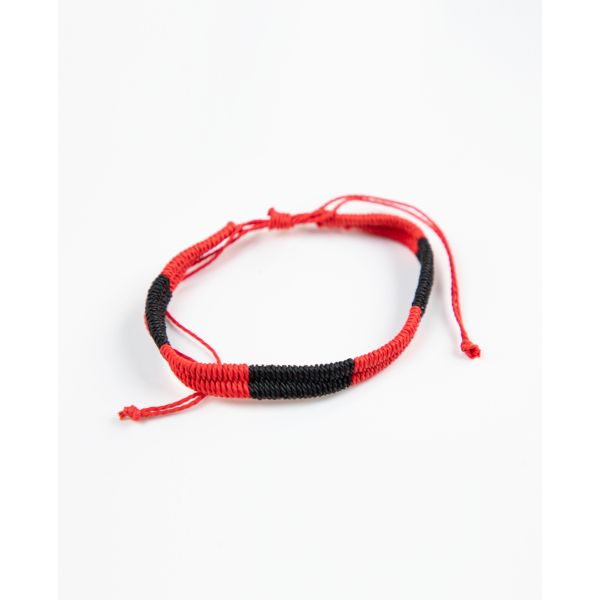 Dual-coloured Red Black Bracelet