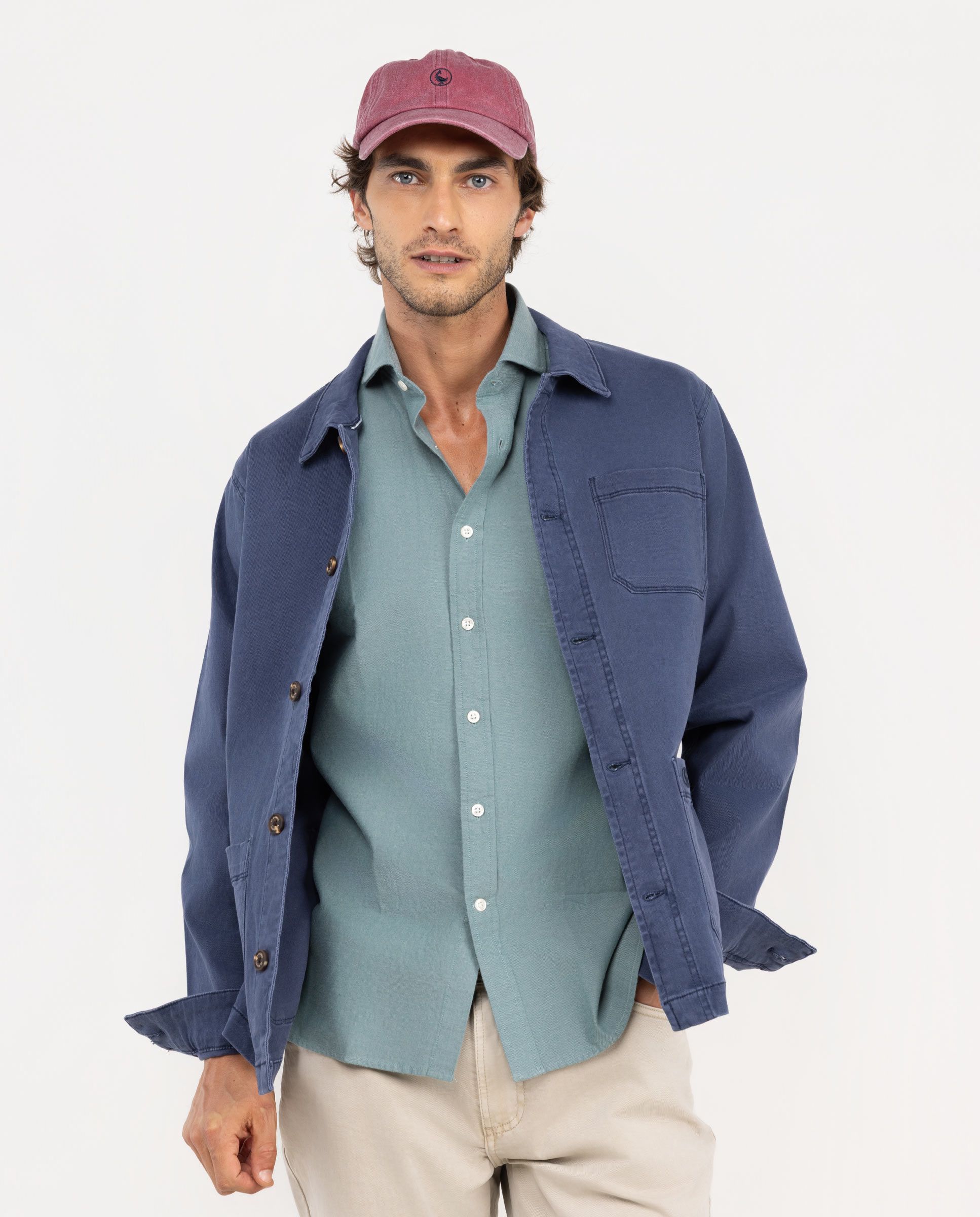 El Ganso® Navy Cotton Overshirt