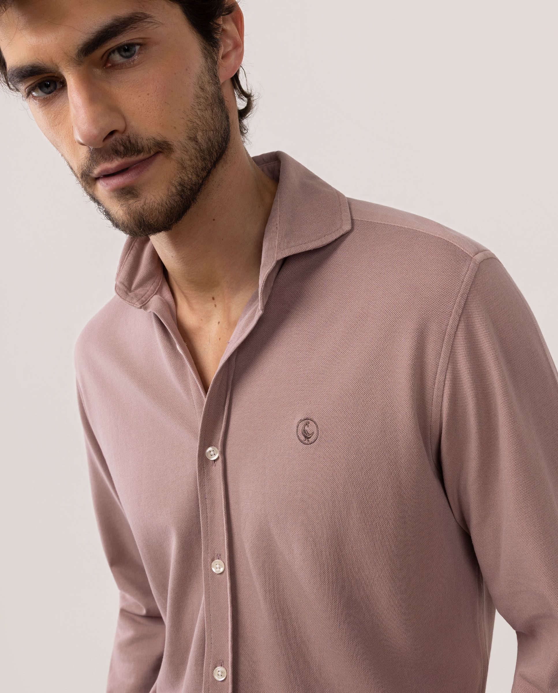 El Ganso® Camisa Piqué Rosa