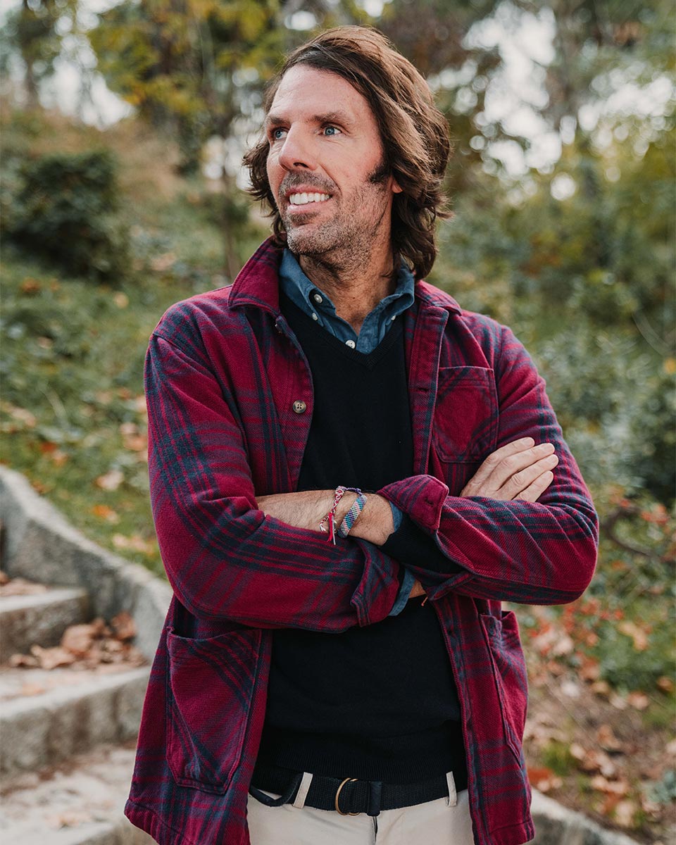 Maroon Check Overshirt